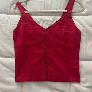 Pink corset blouse